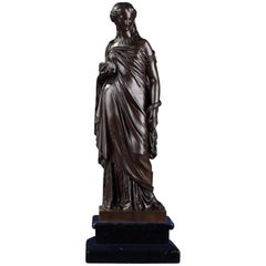 Bronze Figure Pandora by Eugène-Antoine Aizelin and Ferdinand Barbedienne