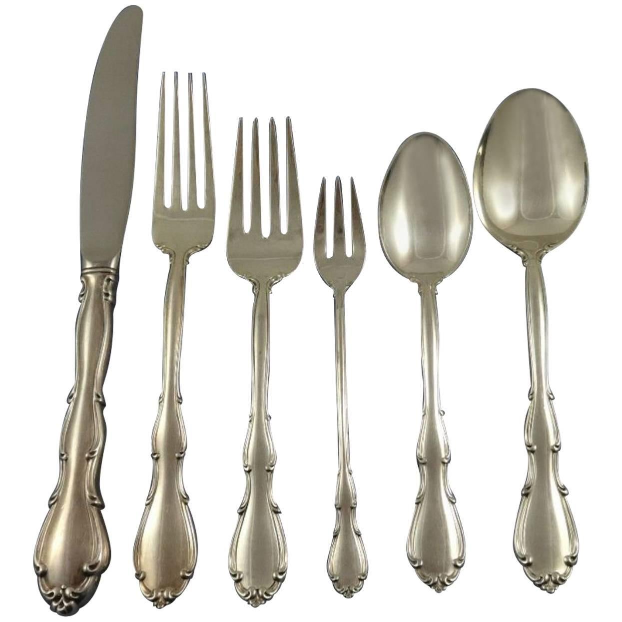 Fontana by Towle Sterling Silver Flatware Set for 12 Service of 77 Pieces
