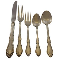 Retro Fontana by Towle Sterling Silver Flatware Service for 8 Set 48 Pcs Dinner Size