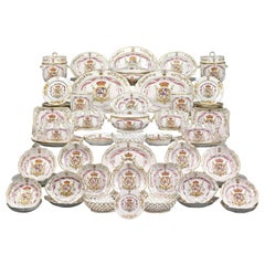 Antique Duke of Hamilton Porcelain Service by Derby and Duesbury