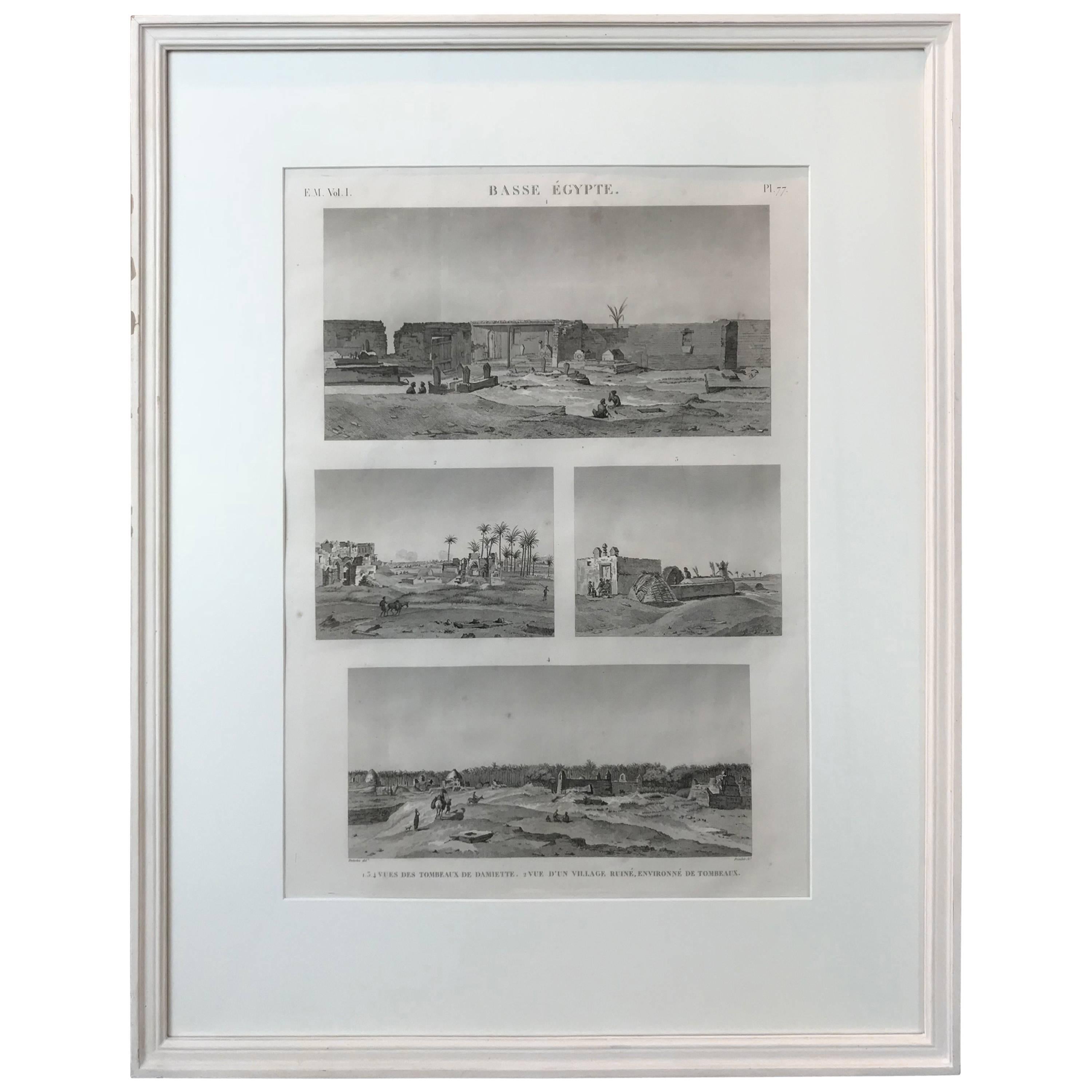 19th Century Egyptian Landscape For Sale