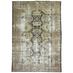 Antique Distressed Persian Sultanabad Rug 