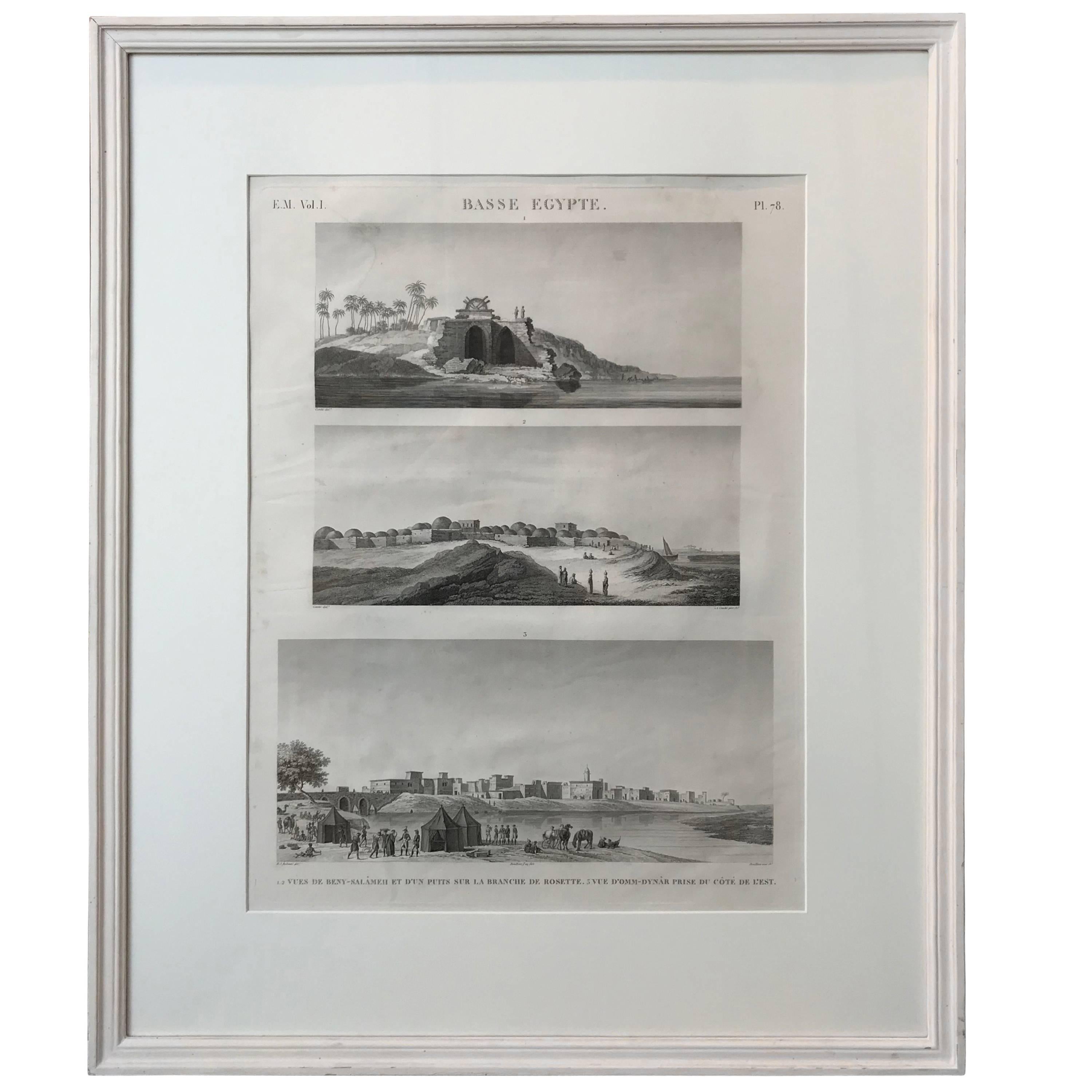 19th Century Egyptian Landscape For Sale