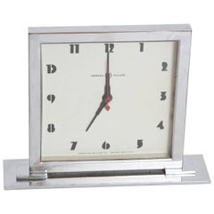 Vintage Machine Age Art Deco Gilbert Rohde for Herman Miller Original Working Clock