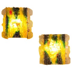 Pair of RAAK Glass "Chartres" Sconces