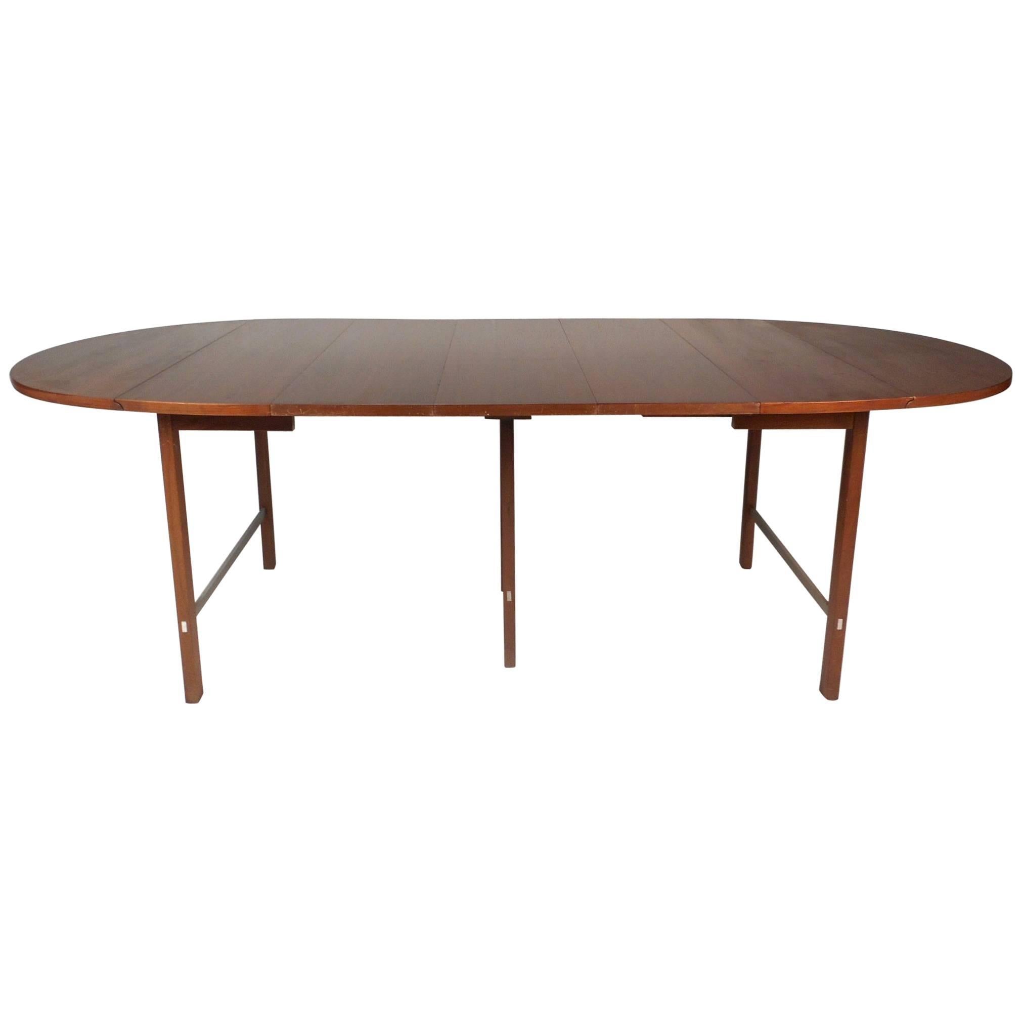 Mid-Century Modern Expandable Drop-Leaf Dining Table by Paul McCobb For Sale