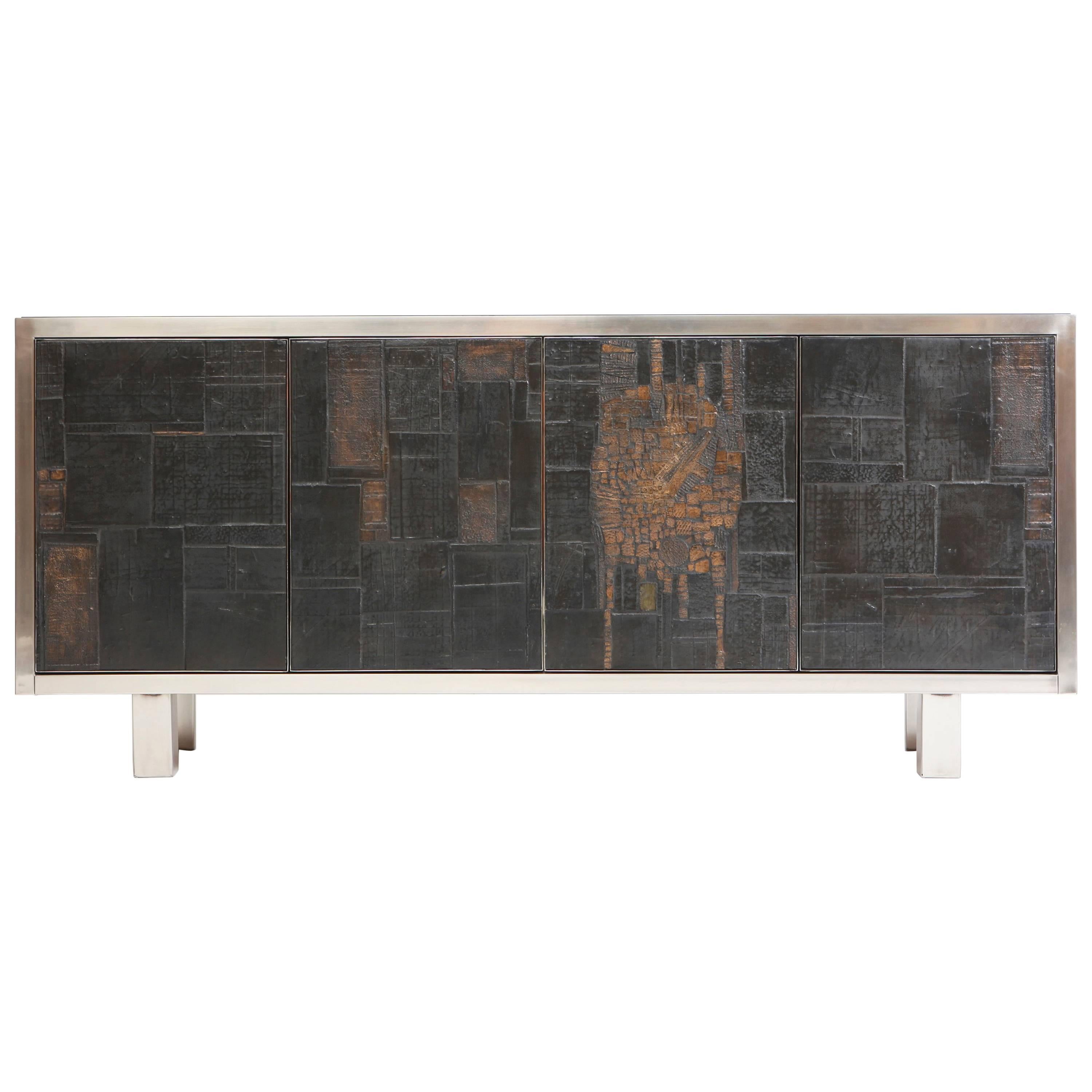 Pia Manu Ceramic Four-Panels Sideboard