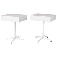 Pair of Pedestal End Tables George Nelson 1956 Miller Collection