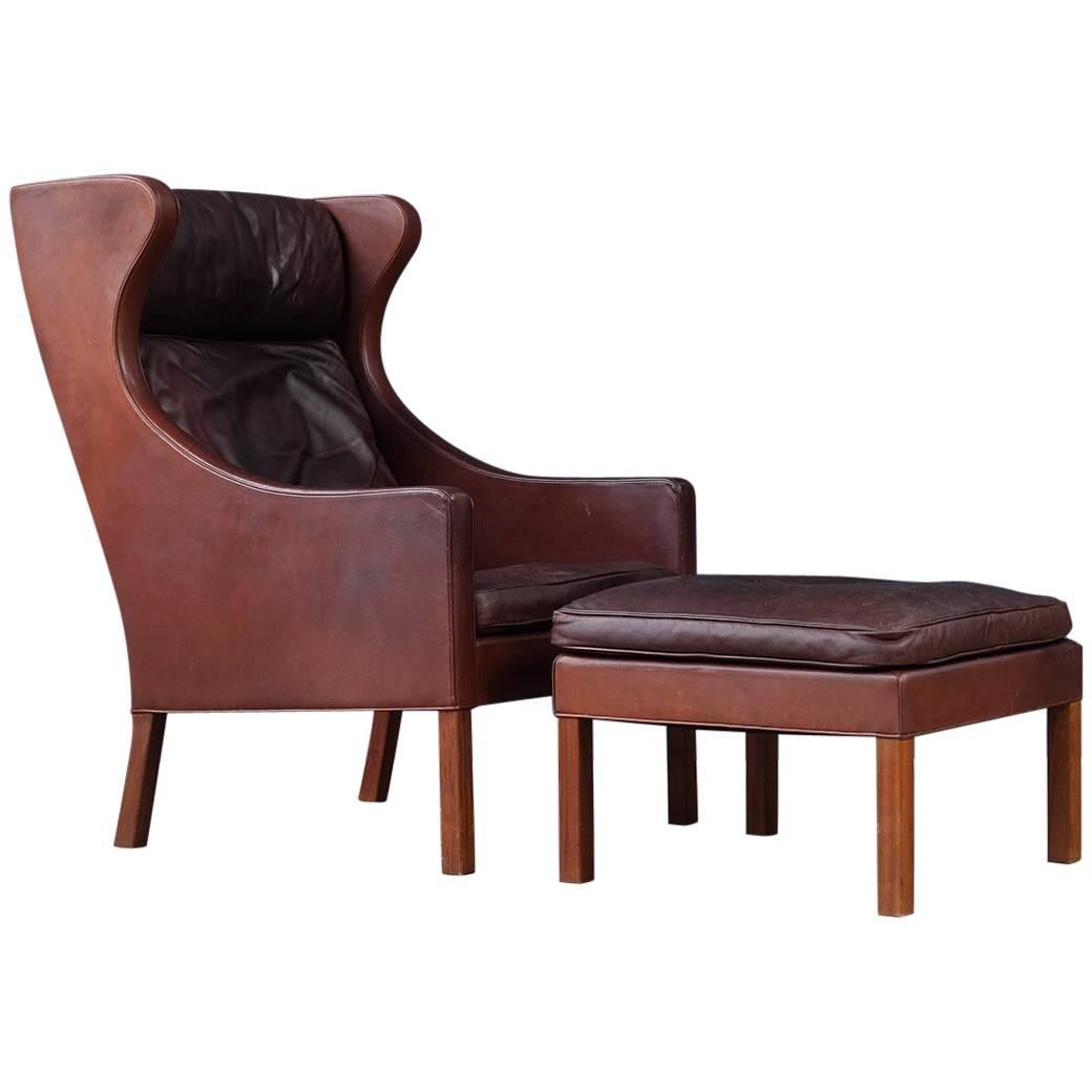 Borge Mogensen Club Chair and Footstool