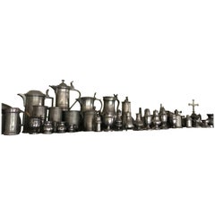 Wonderful “Pewter” Collection off 47 Items for 1 price 18th and 19th Century!