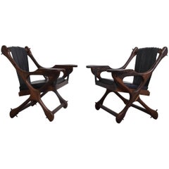 Pair of Don Shoemaker 'Swing' Chairs, Mexico, 1970