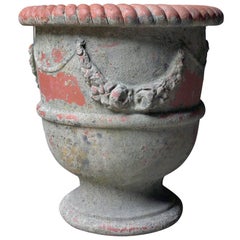 Large 
Attractive Early to Mid-20th Century Terracotta Garden Urn