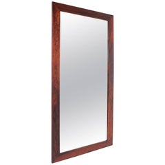 Danish Rectangular Palisander Mirror, 1960