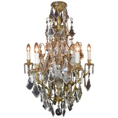 Antique French 19th Century Six-Arm Chandelier