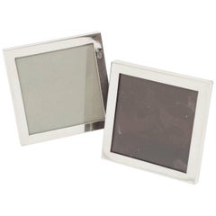 Pair of Sterling Silver Cartier Picture Frames