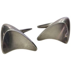 Vintage Georg Jensen Henning Koppel Modernist Cufflinks