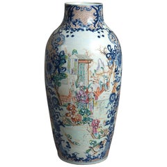 Late 18th Century Mandarin Porcelain Vase