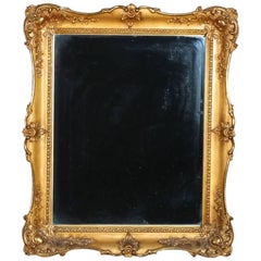 Antique French Louis XV Style Giltwood Wall Mirror, Early 20th Century