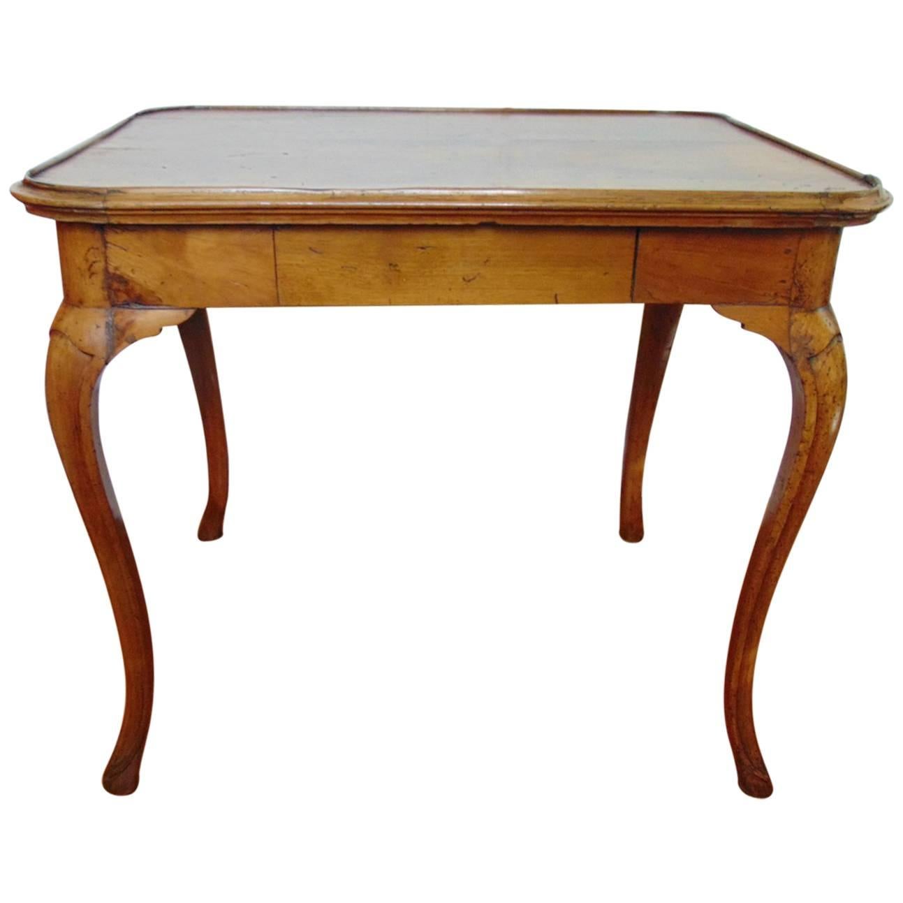 Italian Rococo Provincial Walnut Table