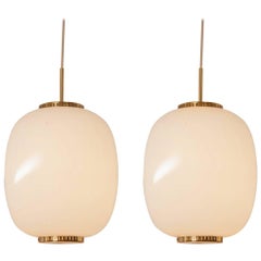 Pair of "China" Pendants Designed by Bent Karlby for Lyfa