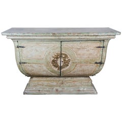 19th Century Italian Painted and Parcel-Gilt Console