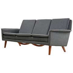 Vintage Scandinavian Modern Sofa Couch by Folke Ohlsson & Fritz Hansen