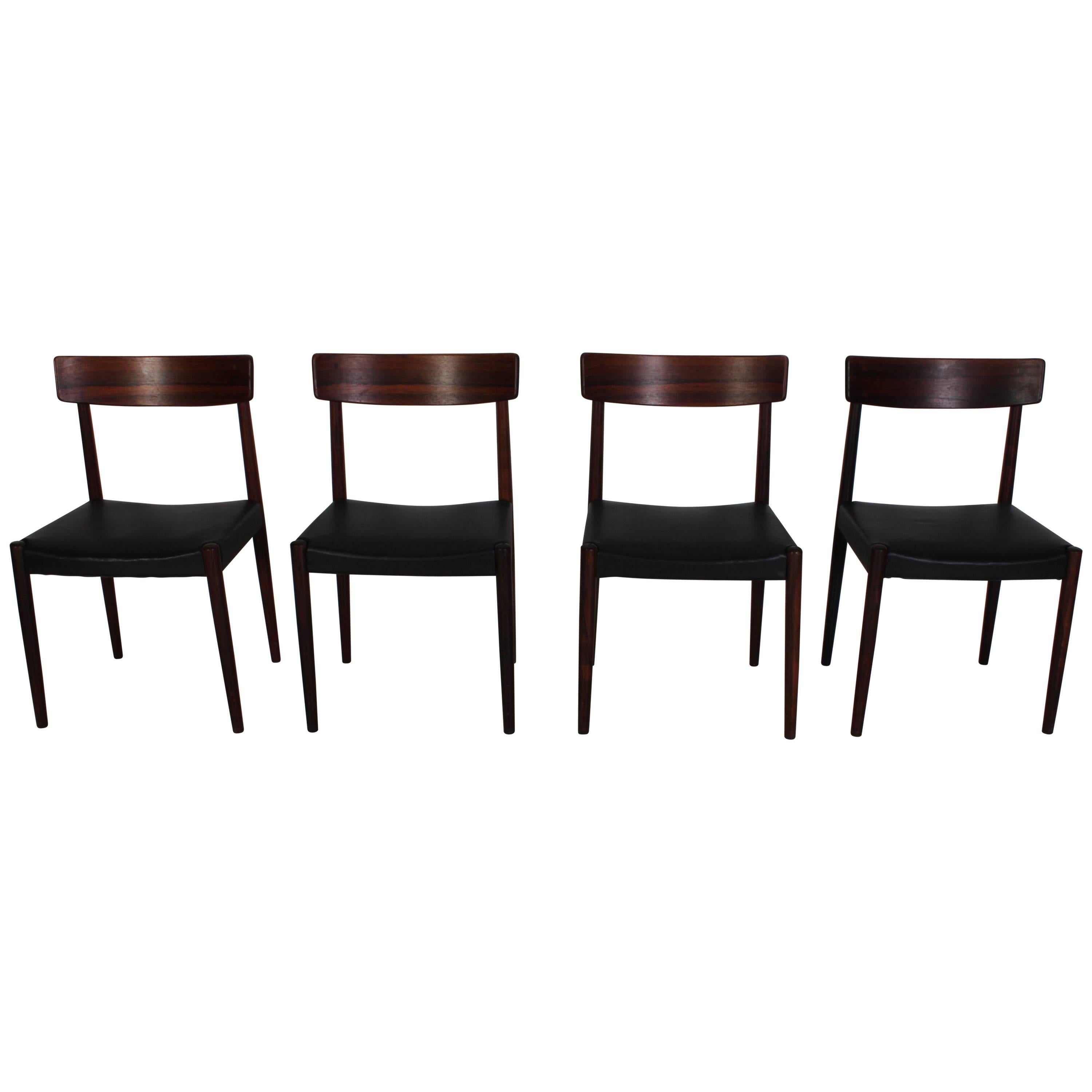 Midcentury Rosewood "Tyr" Chairs by Nils Jonsson for Troeds For Sale