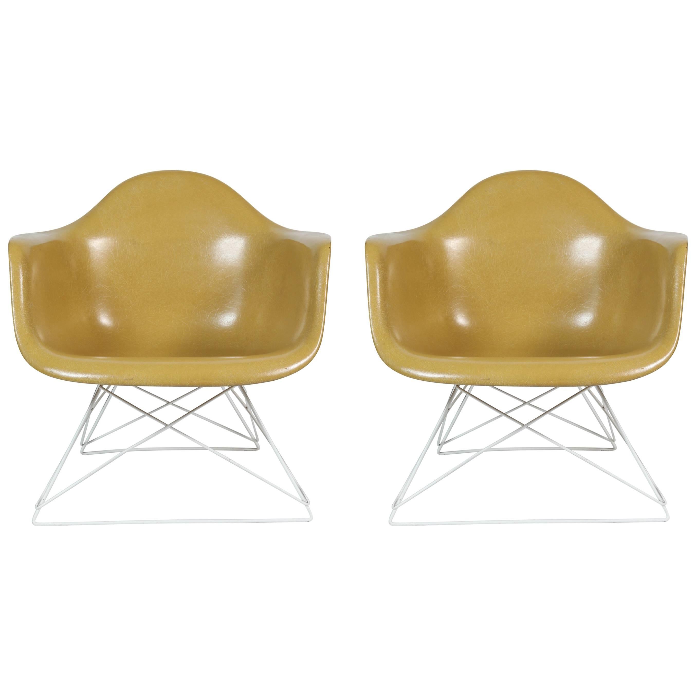 Pair of Eames Herman Miller Cat's Cradle Base Chairs