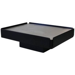 Vintage Gavina Coffee Table 'Black' Designed by Vico Magistretti, 1962