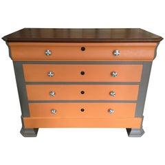 Contemporized 19th Century Louis Philippe Chest of Drawers