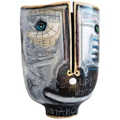 Large Ceramic Idole Vase / Sculpture by DaLo and Grégoire Devin