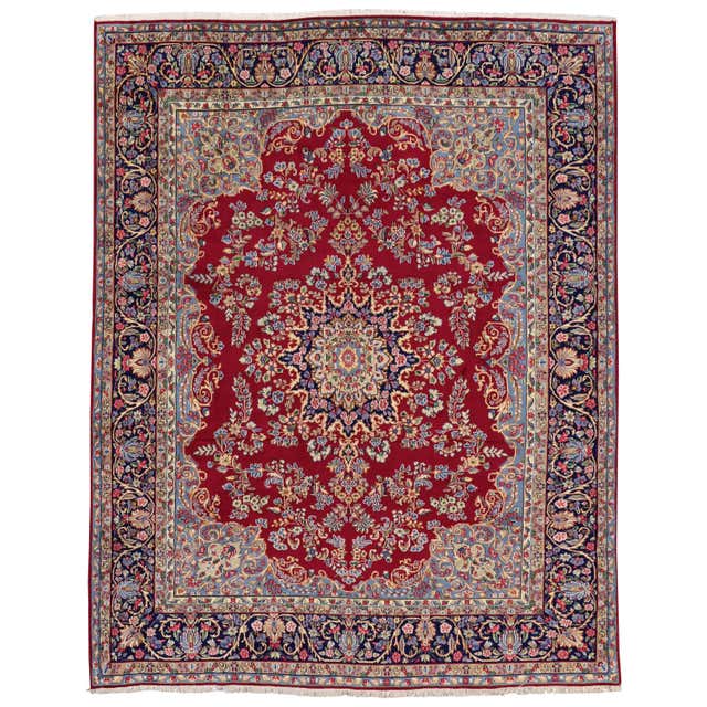 Vintage Persian Bakhtiari Rug with Old World Victorian Renaissance ...