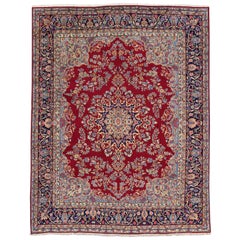Retro Persian Kerman Rug with Old World French Victorian Style, Kirman Rug