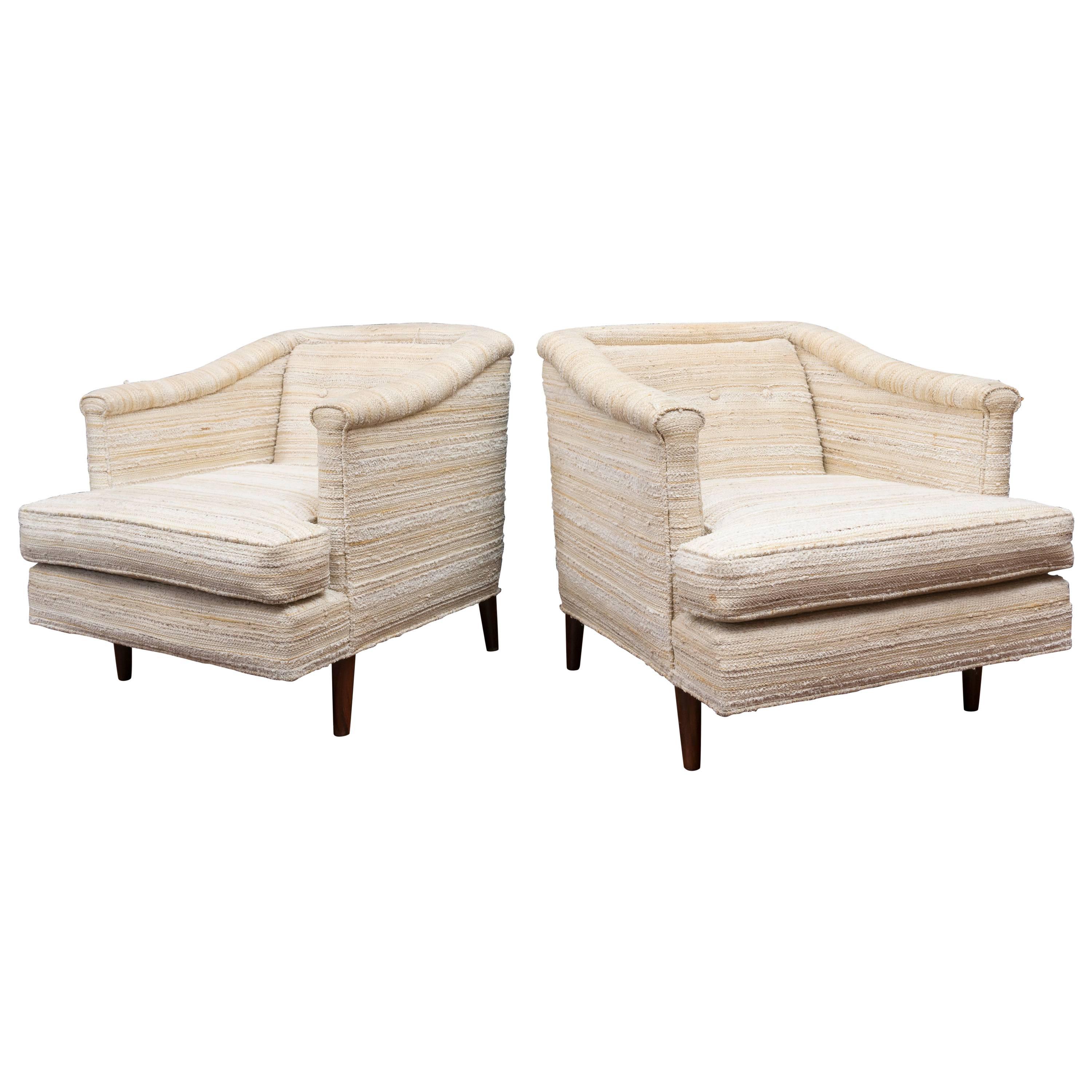 Edward Wormley Lounge Chairs for Dunbar