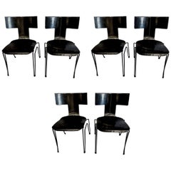 Set of Six John Hutton for Donghia "Anziano" Chairs