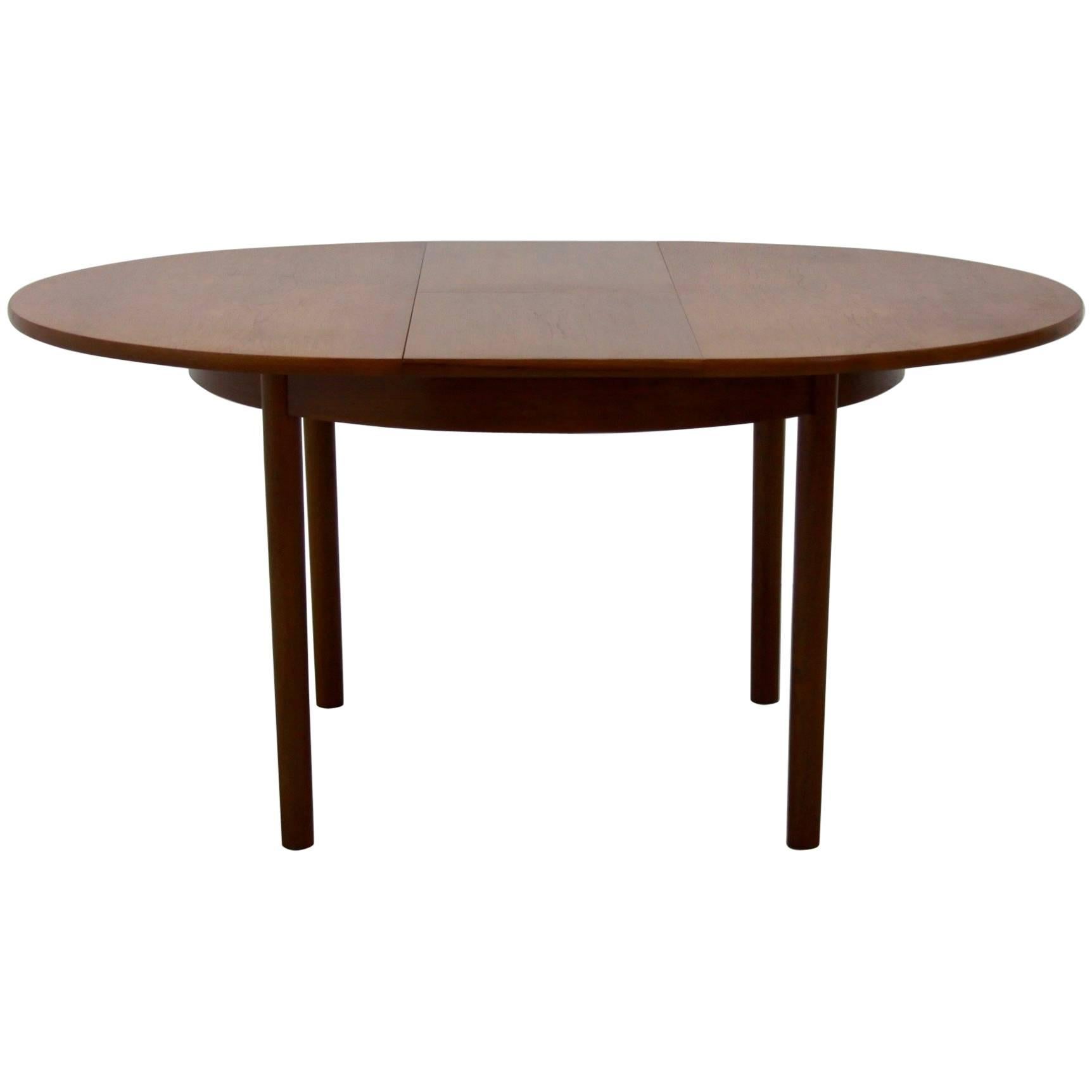 Midcentury Extendable Teak Dining Table from Vanson, 1960s For Sale