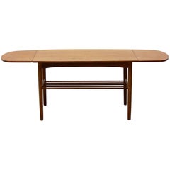 Vintage Danish Extendable Coffee Table, 1960s