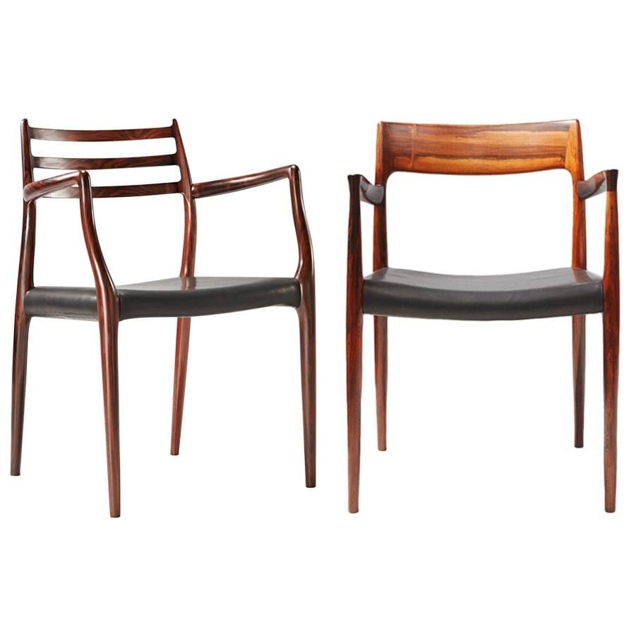 Niels Moller 62 and 57 Armchairs