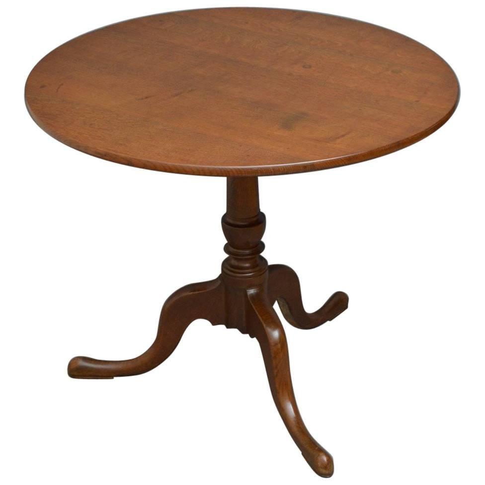 George III.-Tisch aus Eiche mit Klappplatte