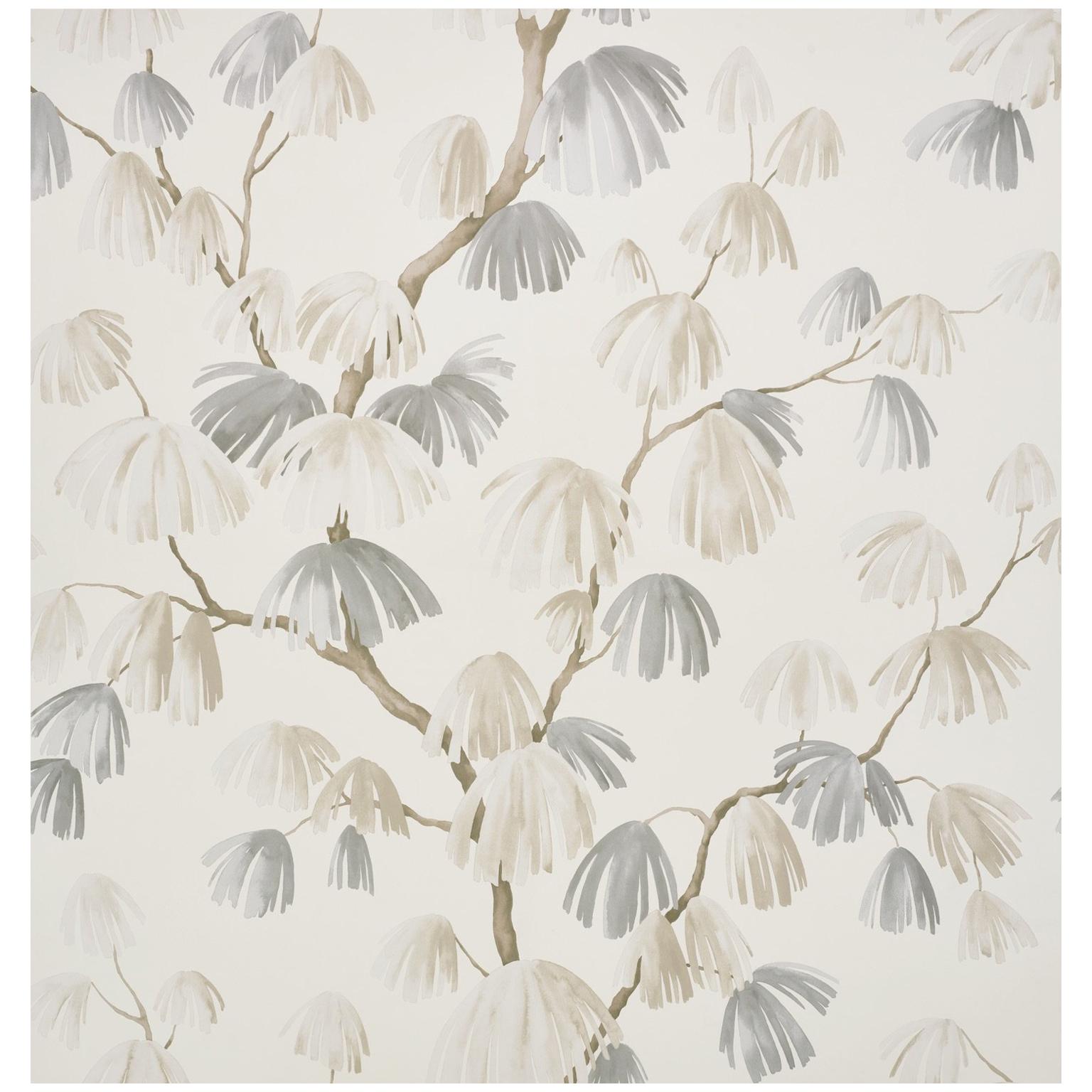 Schumacher David Kaihoi Weeping Pine Botanical Neutral Wallpaper, 9 Yard Roll