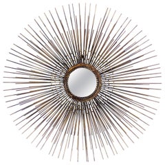 Sculptural Sunburst Mirror