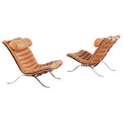 Pair of "Ari" Easy Chairs by Arne Norell, 1966