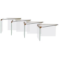 Gallotti and Radice Set of Four Triangle Nesting Tables