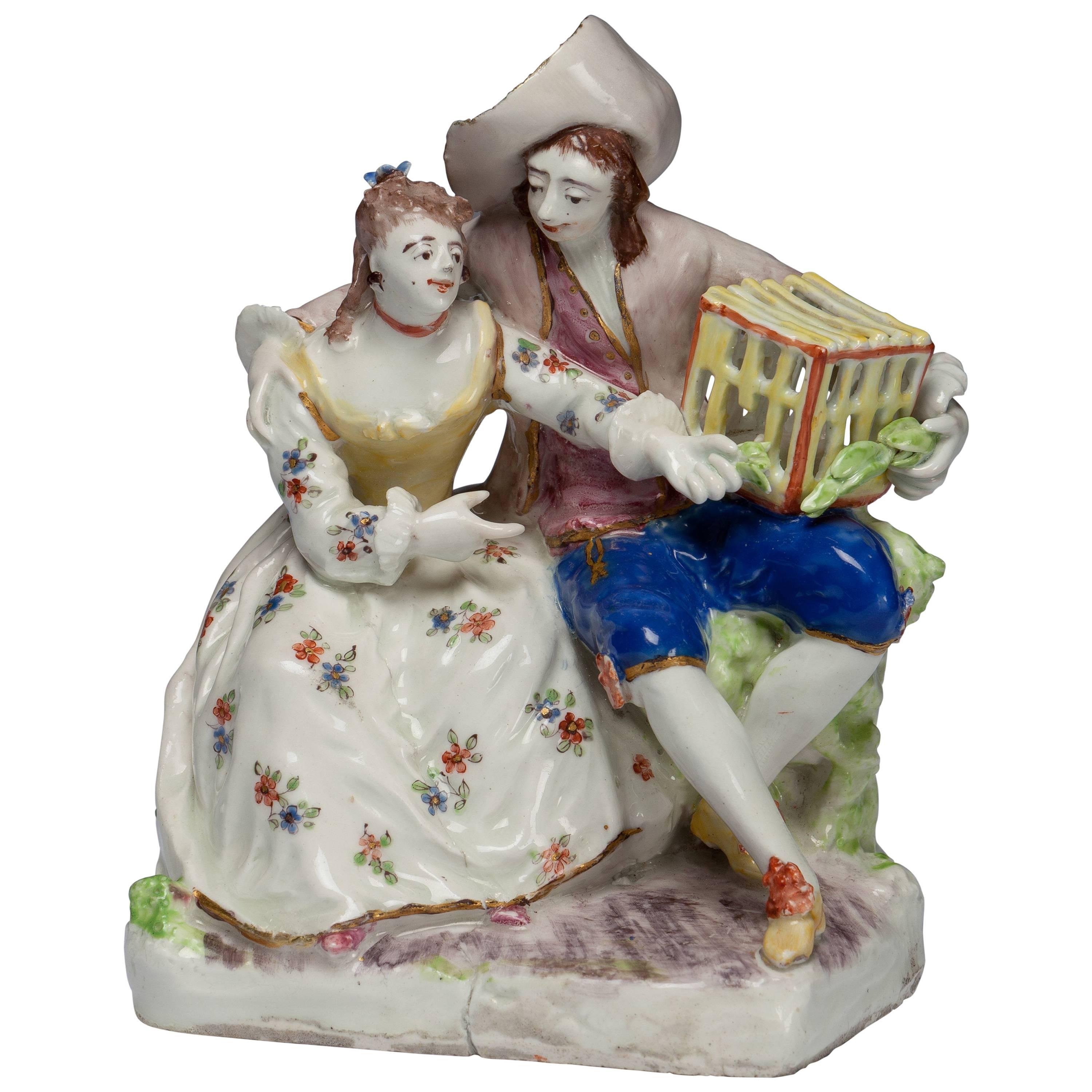 Figure representing Matrimony. Bow Porcelain C1751