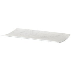 New Modern Tray in White Carrara Marble, creator Studioformart