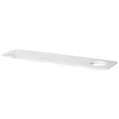 New Modern Tray/Chopping Board in White Carrara Marble, creator Studioformart