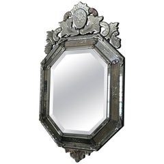 Super Glamorous Antique Venetian Mirror