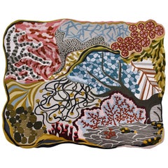 Angela Adams Ocean Floor Area Rug & Tapestry, One-of-a-kind, Handcrafted, Modern