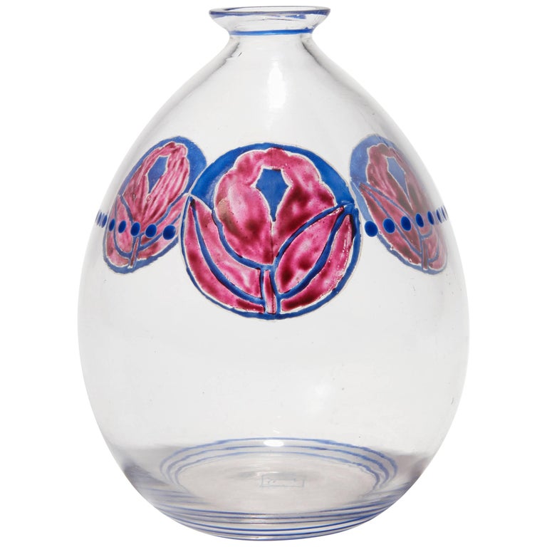 Pyriform Vase by Jean Luce, circa 1920 For Sale