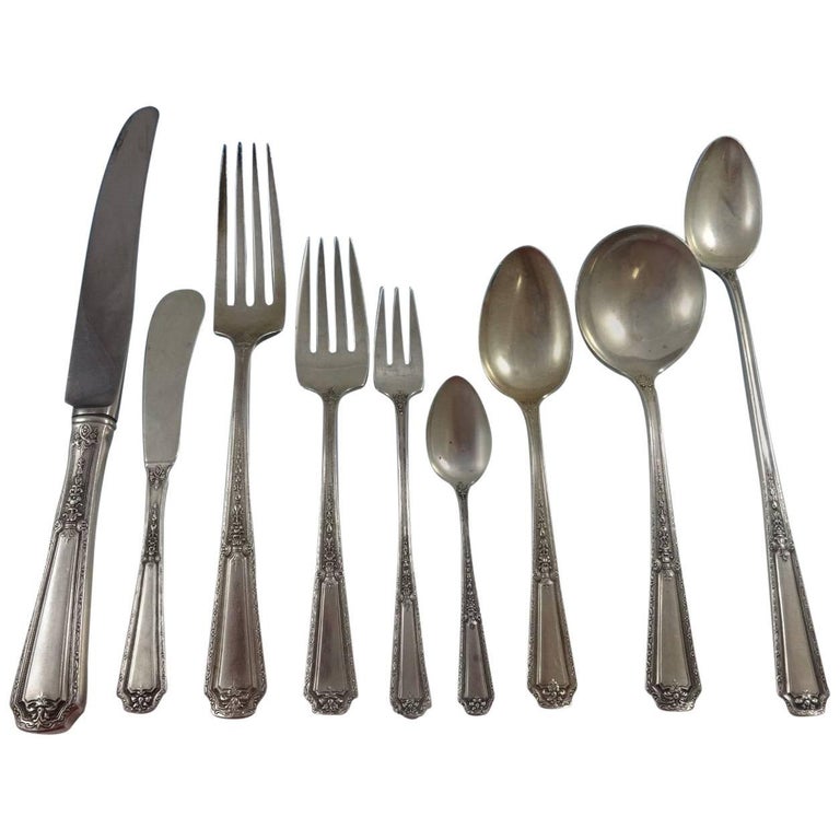 Louis XIV by Towle Sterling Silver Dinner Flatware Set for 8